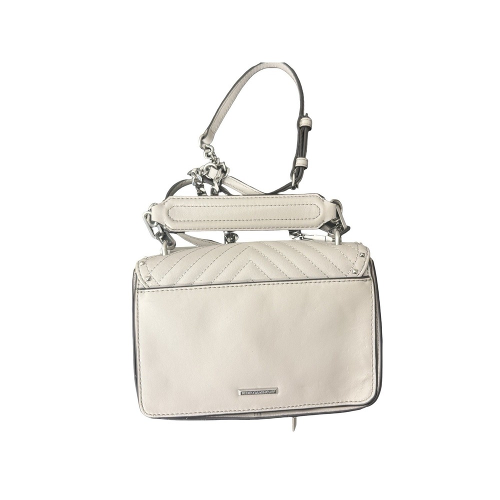 Rebecca Minkoff Becky Handbag with Crossbody Strap quilted studded gray - Picture 2 of 3